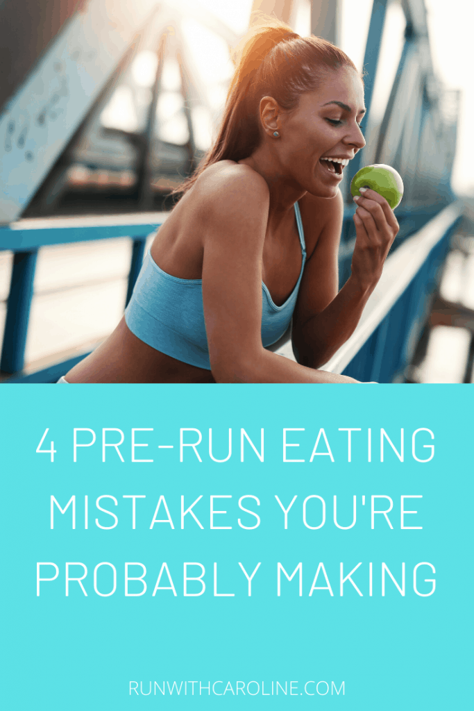 pre-run eating mistakes